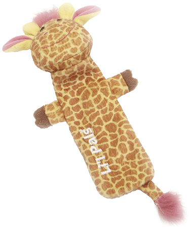 [CA84213 GIRAFFE] LIL PALS Plush Crinkle Dog Toy 8.5" Giraffe