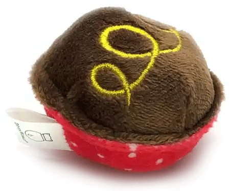 [DW54123] *DOYEN Truffle Catnip Toy - Brown/Cream Lines