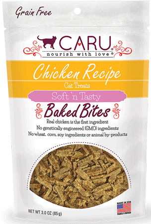 [CRU00530] *CARU Feline Baked Bites Chicken 3oz