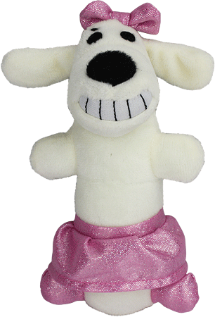 [MP47602] *MULTIPET Loofa Ballerina Dog 6in