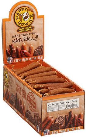 [HAP56100] HAPPY HOWIE'S Turkey Sausage 4" Bulk 80ct