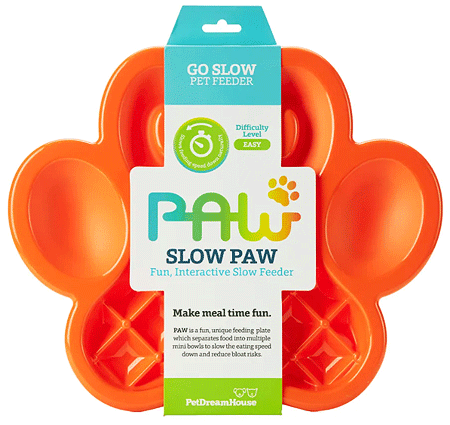 [PDH43000] *PetDreamHouse PAW Slow Feeder Orange