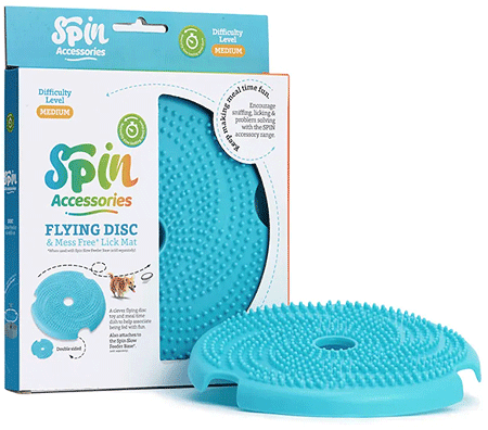 [PDH43102] *PetDreamHouse SPIN Disc Lick Feeder & Frisbee M Blue