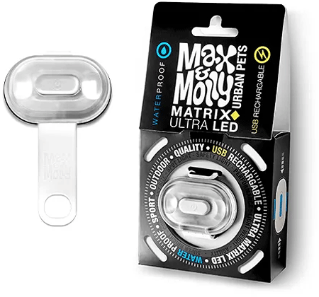 [MAX01983] MAX&MOLLY Ultra Bright LED Pet Light (Hangtag Pkg) White