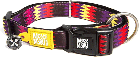 [MAX63819] *MAX&MOLLY Smart ID Dog Collar Latte L 15-25"