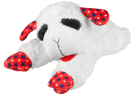 [MPH53743] MULTIPET Lamb Chop Patriotic Pattern 10"