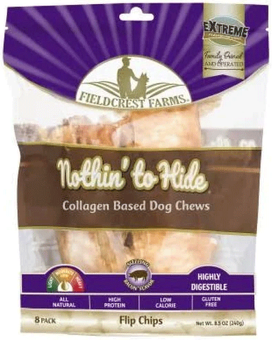 [FF63338] FIELDCREST FARMS Nothin' to Hide Flip Chips 6" Bacon 8pk