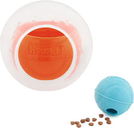 [OH70761] OUTWARD HOUND Dog Rumble Puzzle Ball & Treat Maze Orange