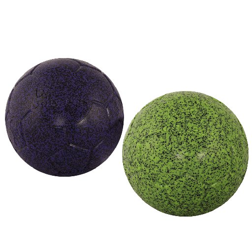 [JPH72069 PUR/GRN] JOLLYPET Halloween Soccer Ball Purple/Green S 6in