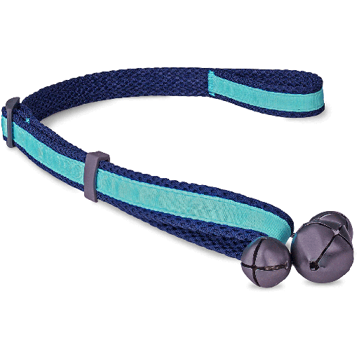 [COA41170] COACHI Dog Toliet Training Bells Navy/Lt Blue