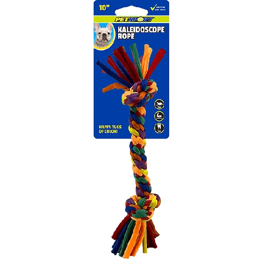 [PS80462] PETSPORT Kaleidoscope Rope 2-Knot 10" S