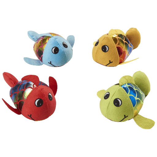 [E52194] SPOT Plush Jittery Fish 3" Cat Toy