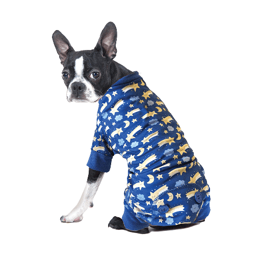 [FP20133 XS] *FASHION PET Moon & Stars PJ's Blue XS