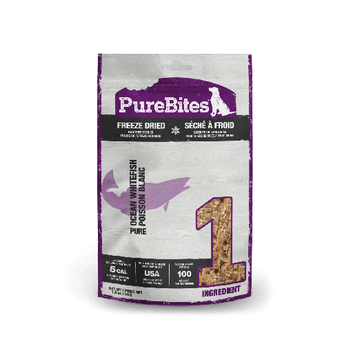 [PB00033] PURE BITES Freeze Dried Ocean Whitefish 1.8oz