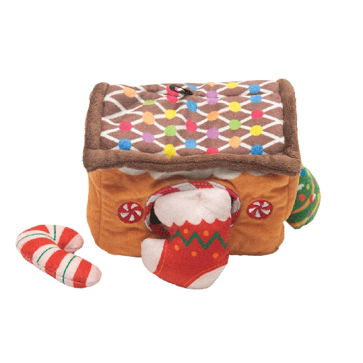 [SNGH96238] SNUGAROOZ Holiday Hide & Seek Gingerbread House