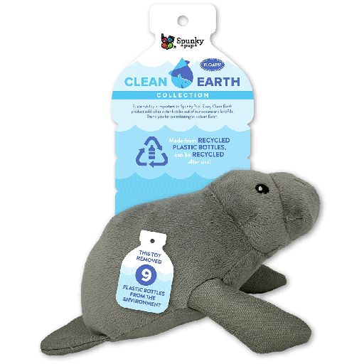 [SKP11891] SPUNKY PUP Clean Earth Manatee Large