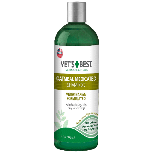 [VB10344] VETS BEST Oatmeal Medicated Shampoo 16oz