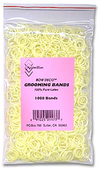 [MX1173 S 5/16] BOWDECO Latex Grooming Bands 5/16 1000ct