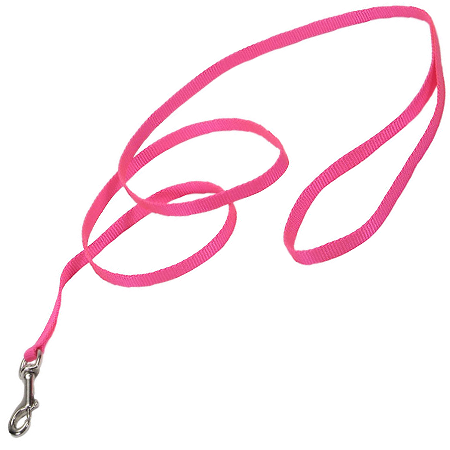 [CA304 NEON PINK] COASTAL Tuff 4' Lead 3/8 - Neon Pink