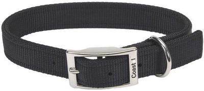 [CA2901 18 BLACK] COASTAL 2-Ply Collar 1 x 18 Inch - Black