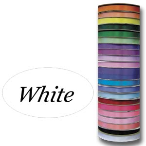 [MX03 029 WHITE] *RIBBON #3 - 9/16  x 100yards White