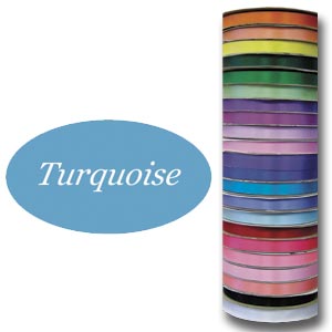 [MX03 340 TURQOS] *RIBBON   #3  9/16  x 100 yards  Turquoise