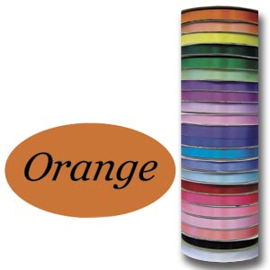 [MX03 755 ORANGE] *RIBBON   #3  9/16  x 100 yards   Orange