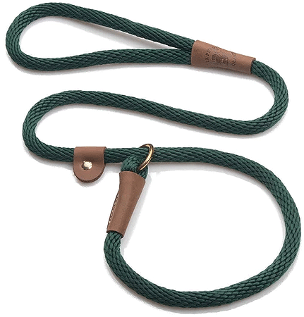 [MEN026 HUNTER] MENDOTA Slip Lead 3/8" x 6' Hunter Green