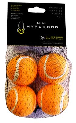 [HYP18850] HYPER PET Mini Tennis Balls 4 Pack Orange