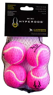 [HYP18849] *HYPER PET Mini Tennis Balls 4 Pack Pink