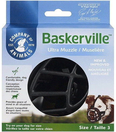 [COA61320] COMPANY OF ANIMALS Baskerville Ultra Muzzle Size 3 Black