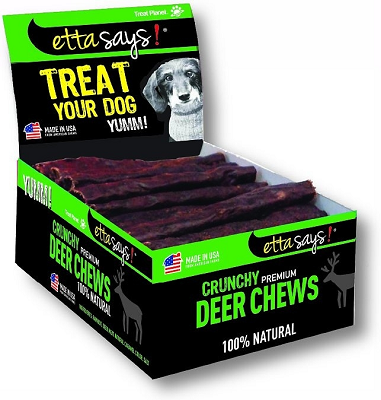 [TP00183] ETTA SAYS Premium Crunchy Chews - Deer - 4in 36ct