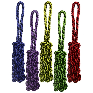 [MP29516] MULTIPET Nuts For Knots Braided Rope Tug - 16 inch